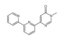 6-([2,2'-bipyridin]-6-yl)-3-methylpyrimidin-4(3H)-one结构式