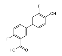 2-fluoro-5-(3-fluoro-4-hydroxyphenyl)benzoic acid Structure
