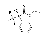 Ethyl α-hydroxy-α-(trifluoromethyl)phenylacetate结构式