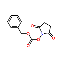 苯甲氧羰酰琥珀酰亚胺结构式