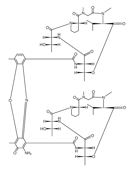 2,2'-D-Thr2-actinomycin D Structure