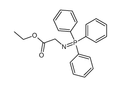 N-triphenylphosphoranylidene-glycine ethyl ester Structure