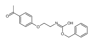 benzyl N-[2-(4-acetylphenoxy)ethyl]carbamate Structure