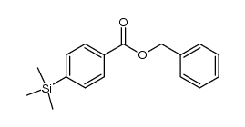 benzyl 4-(trimethylsilyl)benzoate Structure