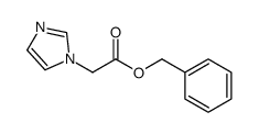 benzyl 2-imidazol-1-ylacetate structure