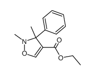 2,3-dimethyl-3-phenyl-4-ethoxycarbonyl-4-isoxazoline结构式