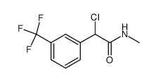 N-methyl-2-chloro-2-<3-(trifluoromethyl)phenyl>ethanamide Structure