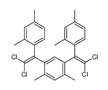 4,6-bis<2,2-dichloro-1-(2,4-xylyl)vinyl>-m-xylene结构式