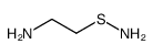 S-(2-aminoethyl)thiohydroxylamine Structure