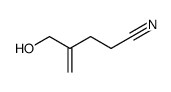 4-Hydroxymethyl-pent-4-ennitril Structure