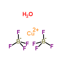 Copper(2+) ditetrafluoroborate structure