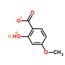 Potassium 2-hydroxy-4-methoxybenzoate Structure
