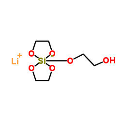 Lithium (1,2-ethanediolato-O)bis[1,2-ethanediolato(2-)-O,O']silicate Structure