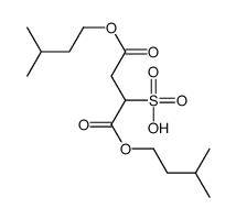 1,4-bis(3-methylbutoxy)-1,4-dioxobutane-2-sulfonic acid结构式