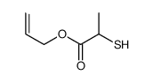 2-Mercaptopropionic acid allyl ester Structure