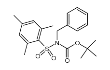 tert-butyl benzyl(mesitylsulfonyl)carbamate Structure
