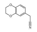 2-(2,3-二氢-1,4-苯并二噁英-6-基)乙腈结构式