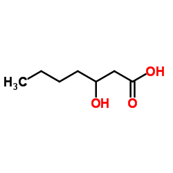 3-Hydroxyheptanoic acid Structure