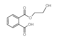 2-((2-羟基乙氧基)羰基)苯甲酸结构式