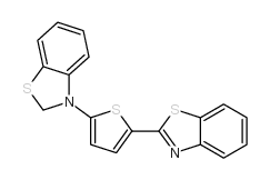 2,3'-(2,5-Thiophenediyl)bis-benzothiazole结构式