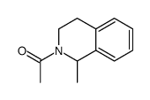 1-(1-methyl-3,4-dihydro-1H-isoquinolin-2-yl)ethanone结构式