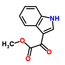 吲哚-3-乙醛酸甲酯结构式