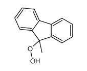 9-hydroperoxy-9-methylfluorene Structure