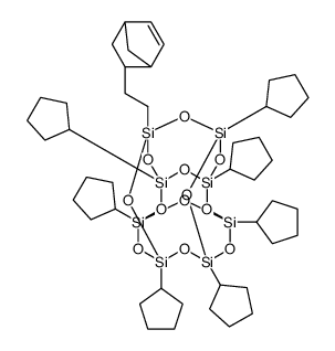 PSS-(2-(5-降冰片烯-2-基)乙基)-七环戊基取代结构式