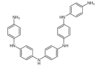 4-N-[4-[4-[4-(4-aminoanilino)anilino]anilino]phenyl]benzene-1,4-diamine结构式