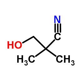 3-Hydroxy-2,2-dimethylpropanenitrile Structure