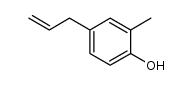 4-allyl-2-methylphenol Structure