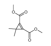 dimethyl 3,3-dimethylcyclopropene-1,2-dicarboxylate结构式