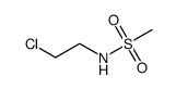 N-(2-氯乙基)甲磺酰胺结构式