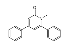 1-methyl-4,6-diphenylpyridin-2-one结构式