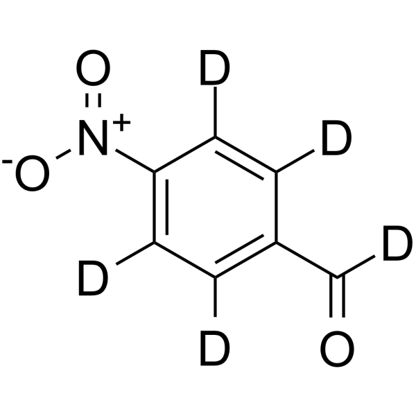 4-Nitrobenzaldehyde-d5 Structure