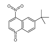 4-nitro-1-oxido-6-tert-butyl-quinoline结构式