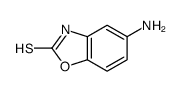 5-Amino-benzooxazole-2-thiol结构式