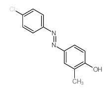 Phenol,4-[2-(4-chlorophenyl)diazenyl]-2-methyl-结构式
