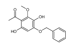 1-(4-(benzyloxy)-3,6-dihydroxy-2-Methoxyphenyl)ethanone结构式