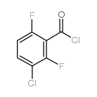 3-chloro-2,6-difluorobenzoyl chloride structure