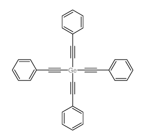 Germane,tetrakis(2-phenylethynyl)- Structure