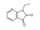 1-ethyl-1H,2H,3H-pyrrolo[2,3-b]pyridine-2,3-dione Structure