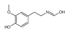 N-[2-(4-hydroxy-3-methoxyphenyl)ethyl]formamide结构式