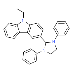 3-(1,3-Diphenyl-2-imidazolidinyl)-9-ethyl-9H-carbazole structure