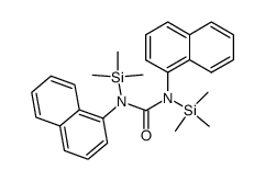 1,3-di(naphthalen-1-yl)-1,3-bis(trimethylsilyl)urea Structure