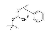 2-Methyl-2-propanyl [(1R,2R)-2-fluoro-2-phenylcyclopropyl]carbama te结构式