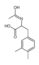 2-(乙酰基氨基)-3-(3,4-二甲基苯基)丙酸结构式