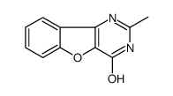 2-甲基-3H-苯并[4,5]呋喃并[3,2-d]嘧啶-4-酮结构式