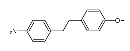 4-[2-(4-AMINOPHENYL)ETHYL]PHENOL结构式