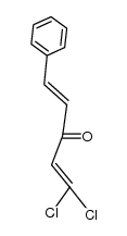 trans-1,1-Dichlor-5-phenyl-penta-1,4-dien-3-on Structure